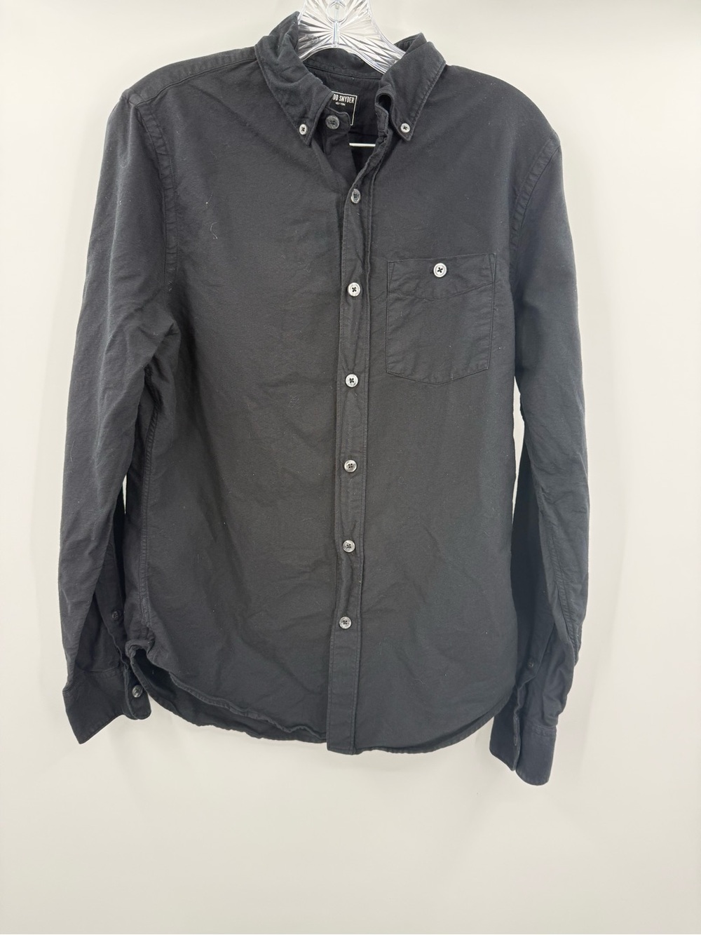Todd Snyder Men's Casual 100% Cotton Black Button Up Shirt Size XS